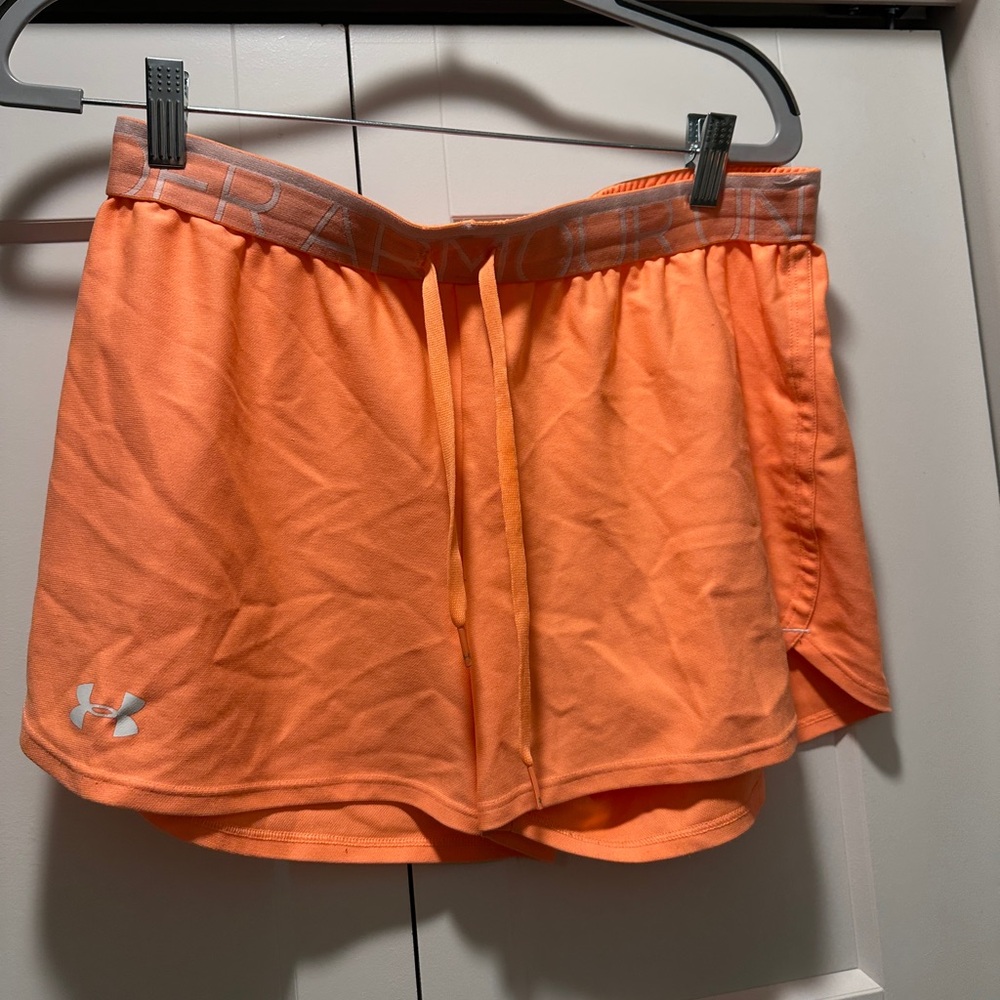 Orange Under Armor Shorts